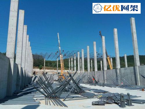 固原料棚网架设计
